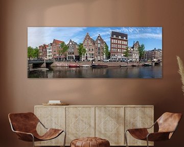 Grachtenhäuser im Zentrum von Amsterdam von Joost Adriaanse