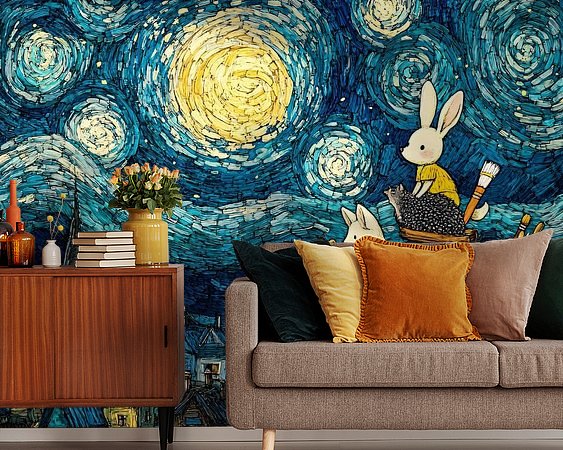 Example of the artwork in a room