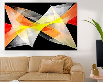 Abstract forms with colourful contrast by Imperial Art House