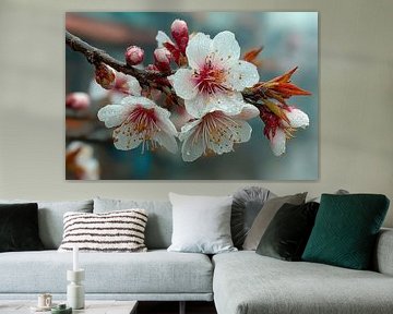 Malerei japanische Blüte Sakura