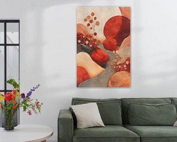 Herfstlandschap in roodtinten van Whale & Sons