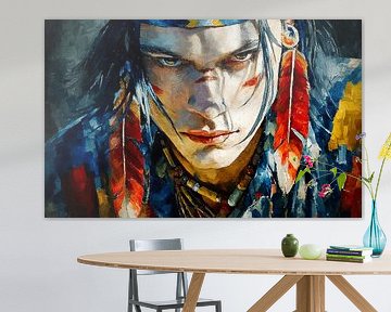 The Eye of Fire | Expressive portrait