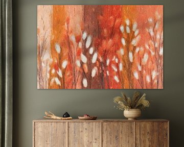 Herfstbos in gloed van Whale & Sons