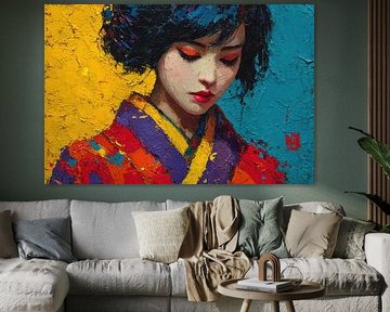 modern japanese art Geisha