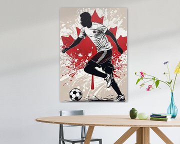 Canada voetbalspeler schaduw silhouet van MIROKKU