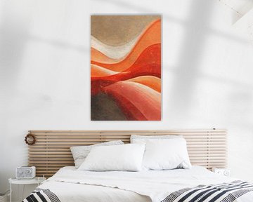 Glooiende lagen in warm licht van Whale & Sons