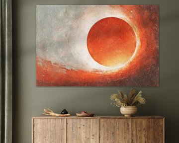 Zonsverduistering in warm licht van Whale & Sons