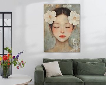 Modern Abstract Portret van SPEQ ART