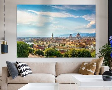 Florence uitzicht vanaf Piazzale Michelangelo van Stefano Orazzini