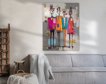 Colorful Character Crew by ARTEO Paintings