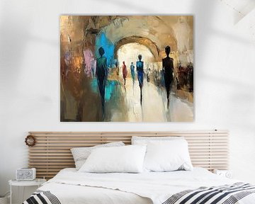 Abstracte Mensen van Kunst Kriebels