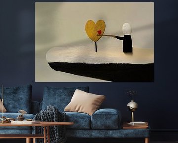 Loving minimalist heart by Art & Soul Creations