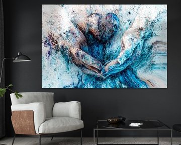Beschermende handen met hart van Art & Soul Creations