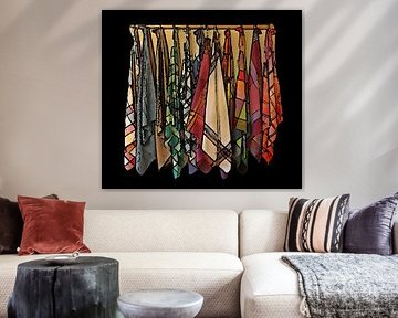 Colourful tea towels