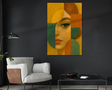 Retro Portret Oda van Moonheart Artworks