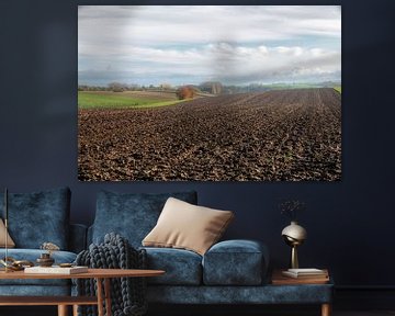 Autumn on rolling fields by Hanneke Luit