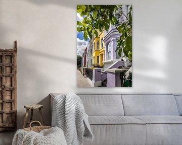 Kleurrijke gevels in Notting Hill van Melanie Viola