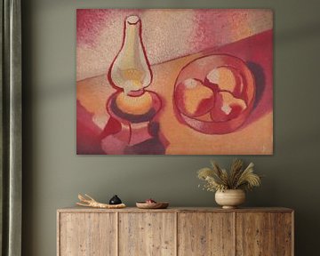 Stilleven met een lamp, Mikuláš Galanda