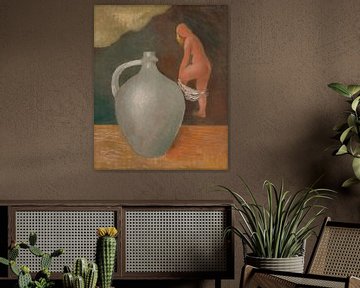 Vrouw met kruik, Mikuláš Galanda