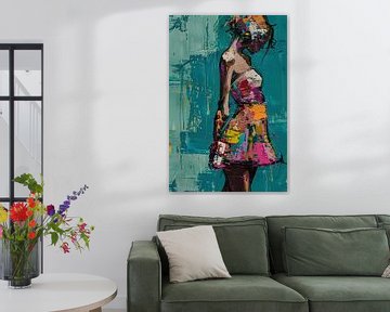 Vrouw Kleuren van Kunst Kriebels