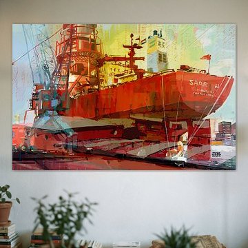 Boats, Port. by Pieter Hogenbirk