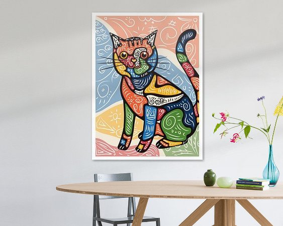 Example of the artwork in a room