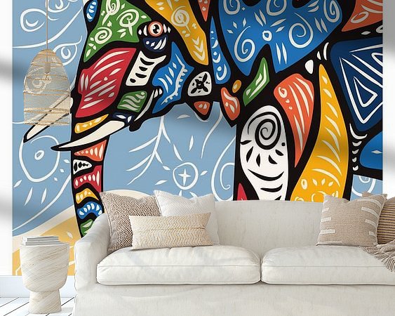 Example of the artwork in a room