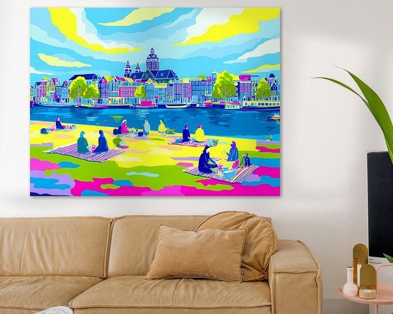 Example of the artwork in a room