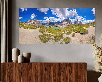 Panoramafoto Drei Zinnen