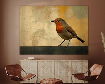 Oranje Vogel | Vogel Oranje van Modern Collection