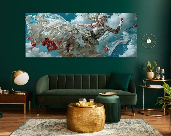 Example of the artwork in a room