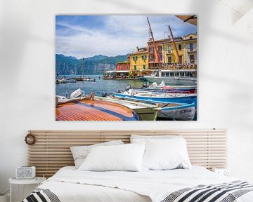 Lac de Garde - Dans le port de Malcesine sur t.ART