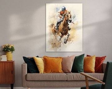 Courses de chevaux Sport Galop Jockey Dynamique Mouvement