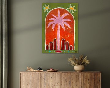 Palm pink van Atelier Paint-Ing