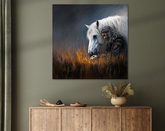 Example of the artwork in a room