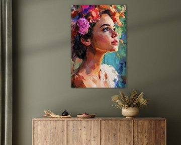 Expressieve Kleuren en Bloemen
