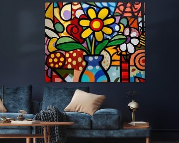 Couleurs et fleurs gaies