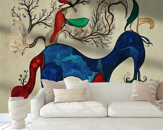 Example of the artwork in a room