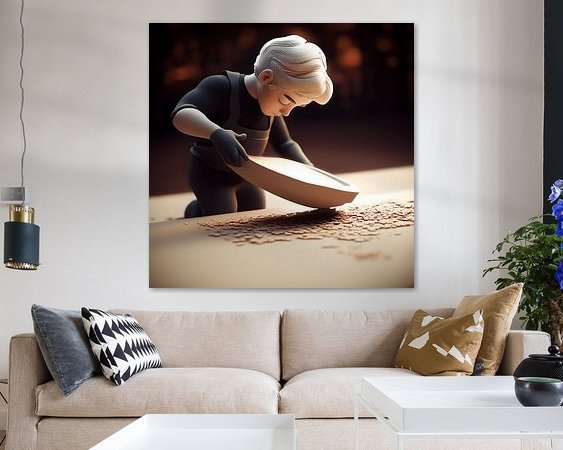 Example of the artwork in a room