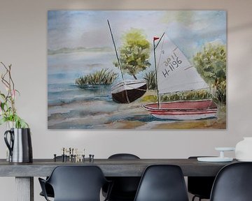 Journée d'été au bord de l'eau