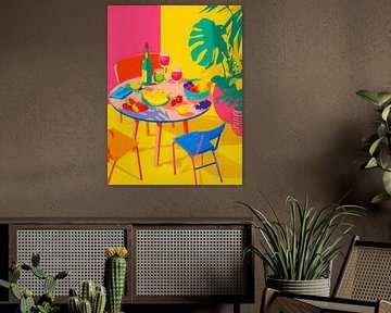 Zomertafel – Een Tropisch Feest van Kleur en Smaak van But First Framing