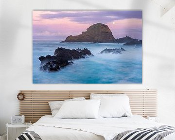 Vollmond und wildes Meer von HaGee_Photo