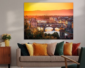 Sonnenuntergang in der Stadt