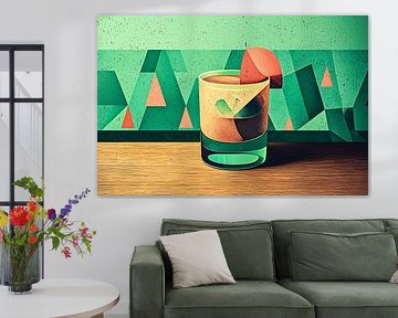 Cocktail et motifs colorés sur Imperial Art House