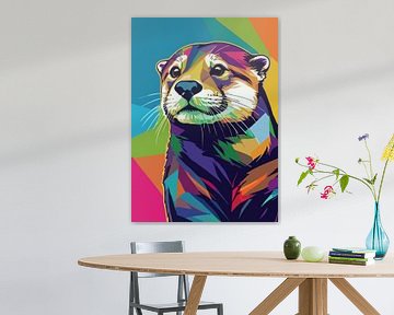 Otter Pop Art-stijl van MIROKKU