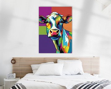 Zuivelkoe Pop Art-stijl van MIROKKU