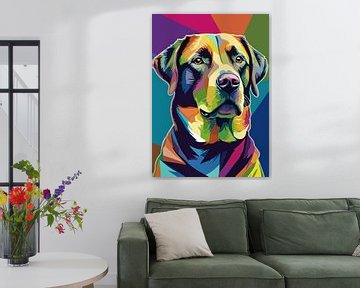 Labrador Retriever Pop Art Style by MIROKKU