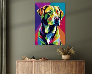 Labrador Retriever Pop Art Style by MIROKKU