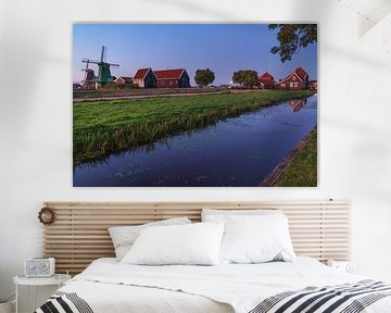 Ein früher Morgen in der Zaanse Schans von Anges van der Logt