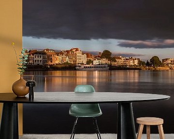 Golden light - Deventer Skyline panorama by Edwin Mooijaart